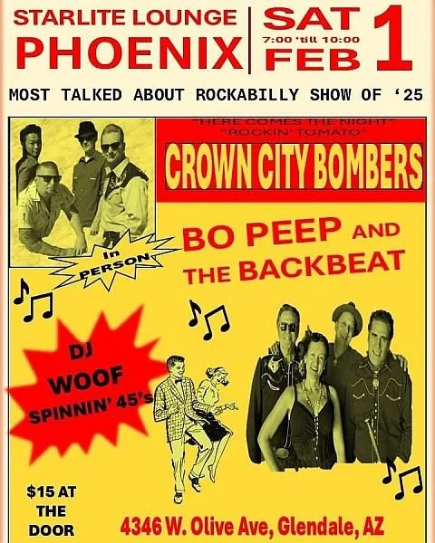 Crown City Bombers/Bo Peep And The Backbeat — Let's Go Rockabilly!